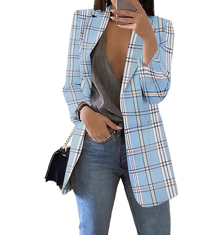 Dame ternet blazer med moderne snit Stilla