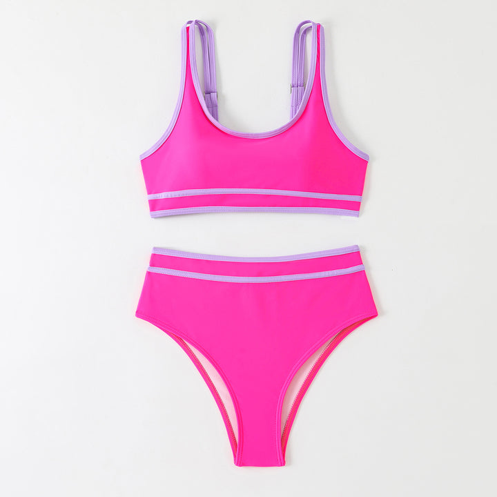 Dame Sport Højskåret Bikini Sæt Stilla