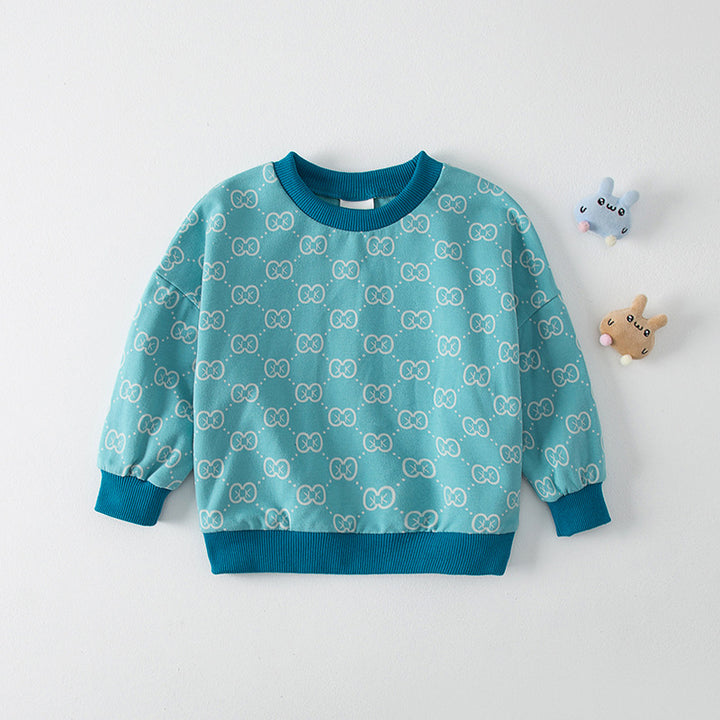 Pige Legende Grafisk Sweatshirt med Ribkanter Stilla