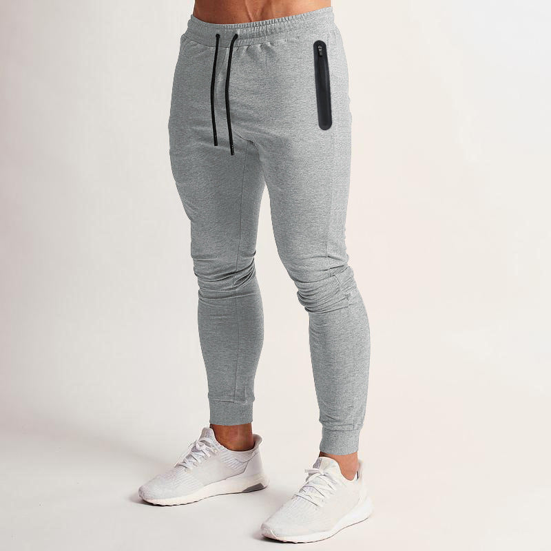 Herrer sporty Slim-Fit joggingbukser med sidelukning Stilla