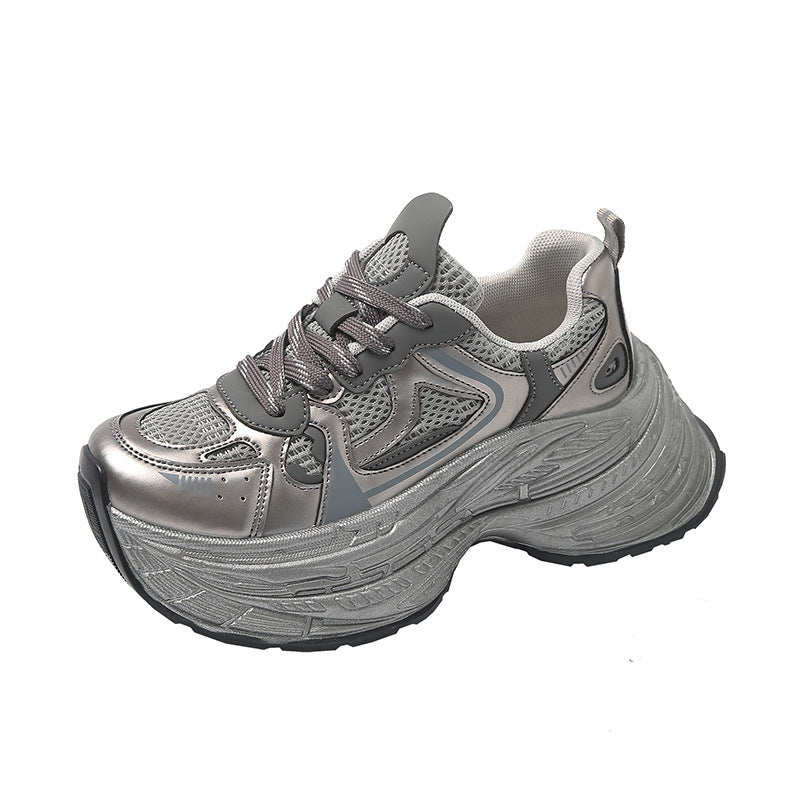 Dame Chunky Sneakers med innovativ dæmpningsteknologi og futuristisk design Stilla