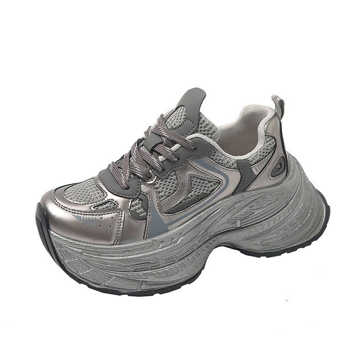 Dame Chunky Sneakers med innovativ dæmpningsteknologi og futuristisk design Stilla