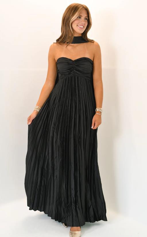 Damer elegante Maxi-nederdele med plisseringer Skovae