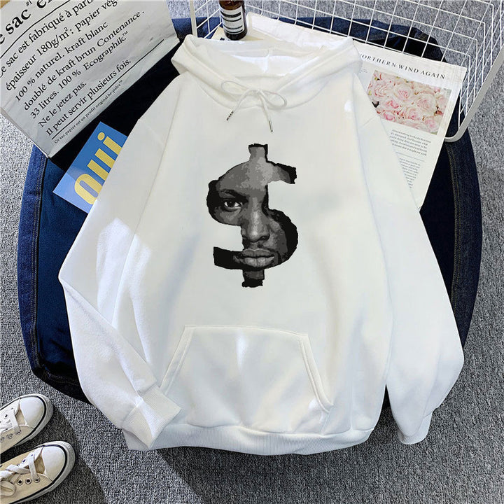 Kvindernes hoodie med markant grafisk print Skovae