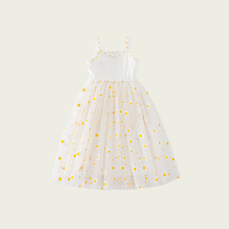 Pige blomsterprint tylkjole Stilla