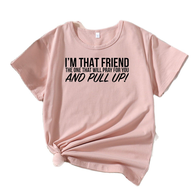 Dame Casual Statement T-shirt Stilla 1751262489