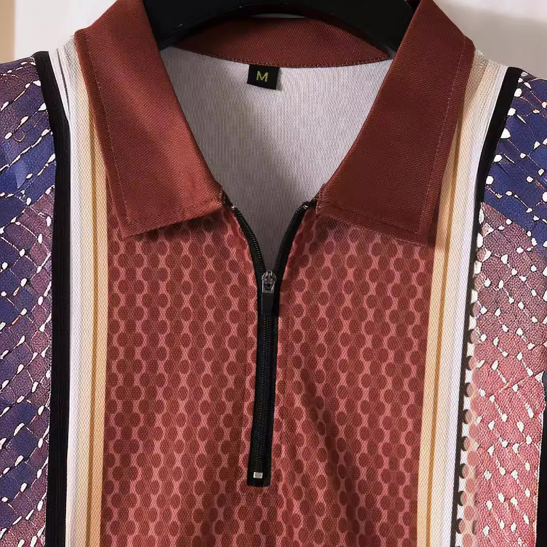 Herrer polo t-shirt med kortærmet og let stof Stilla