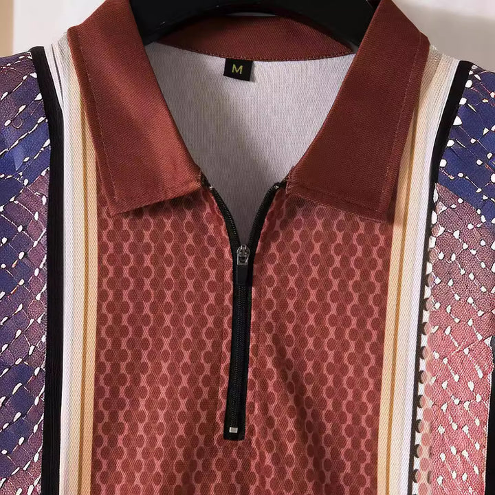 Herrer polo t-shirt med kortærmet og let stof Stilla
