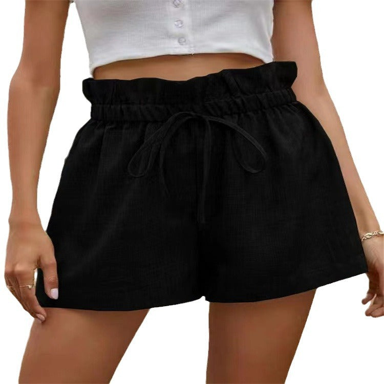 Dame afslappet shorts med elastisk talje Stilla
