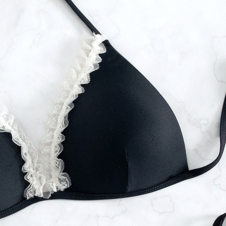 Dame Triangel-Bikini i det elegante spidse design Skovae