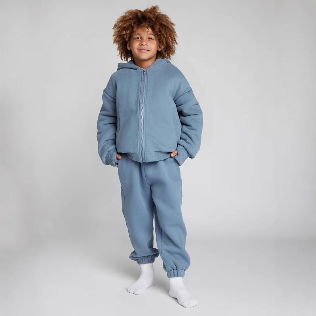 Damernes oversized hoodie jakke med praktisk lynlås og afslappet pasform Skovae