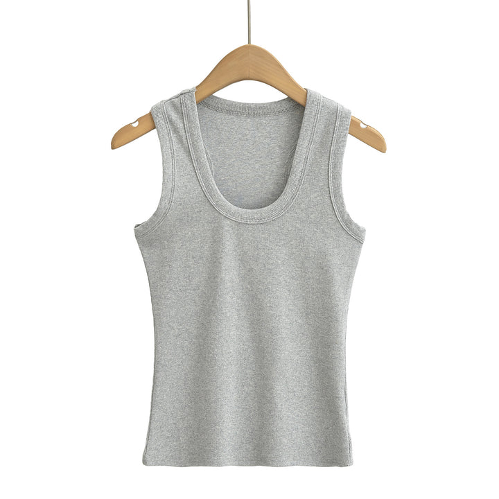 Dame Sporty tanktop med figureformende snit og elastisk materiale Stilla