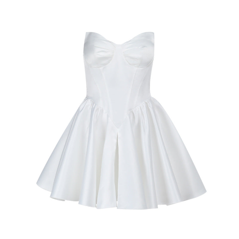 Dame Strapless Hjertekjole Ballgown Stilla
