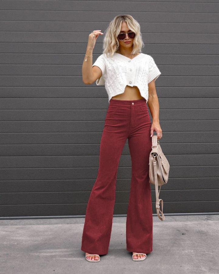 Dame Høj Talje Flared Jeans Stilla