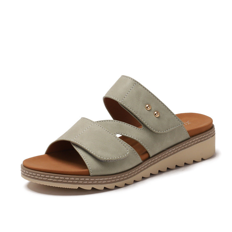 Dame Komfortable Sandaler med justerbare stropper og anatomisk fodseng Stilla
