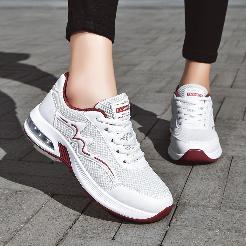 Dame nan City-Walking-Sneaker med synlig hæl luftkamm og ergonomisk EVA-dæmpning Skovae
