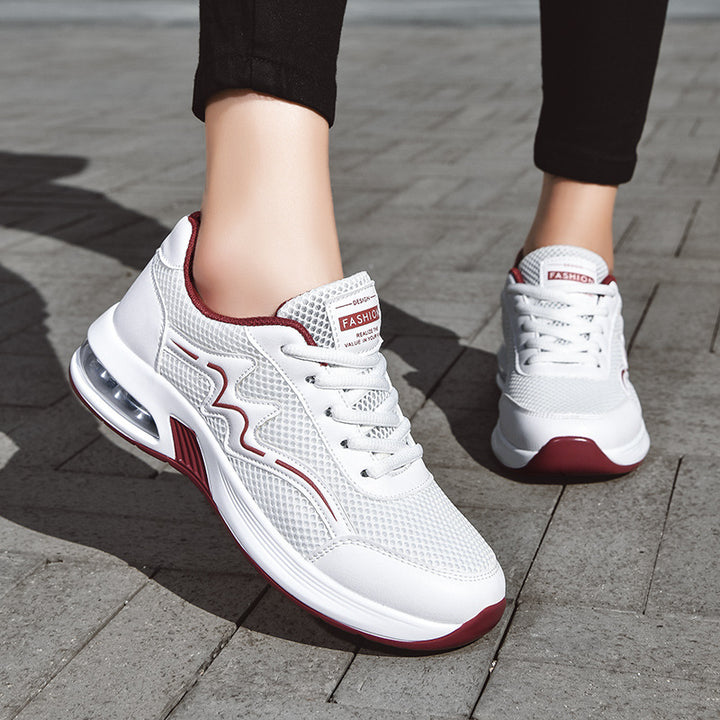 Dame nan City-Walking-Sneaker med synlig hæl luftkamm og ergonomisk EVA-dæmpning Skovae