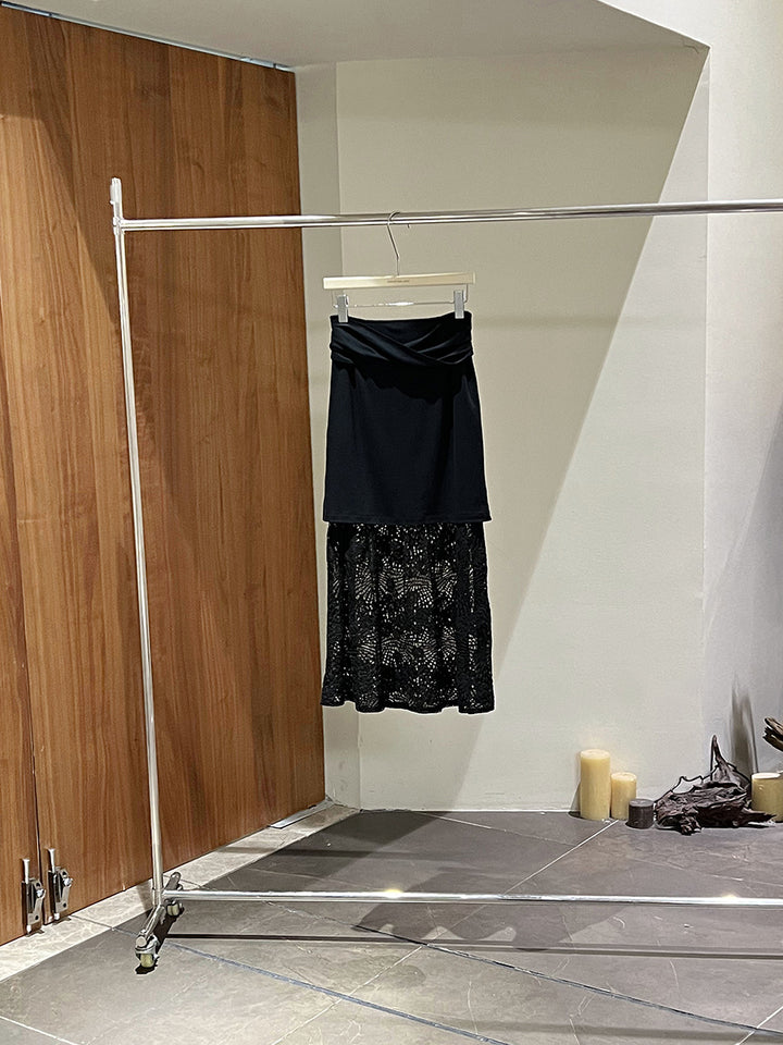 Dame smart wrap skirt sæt Stilla
