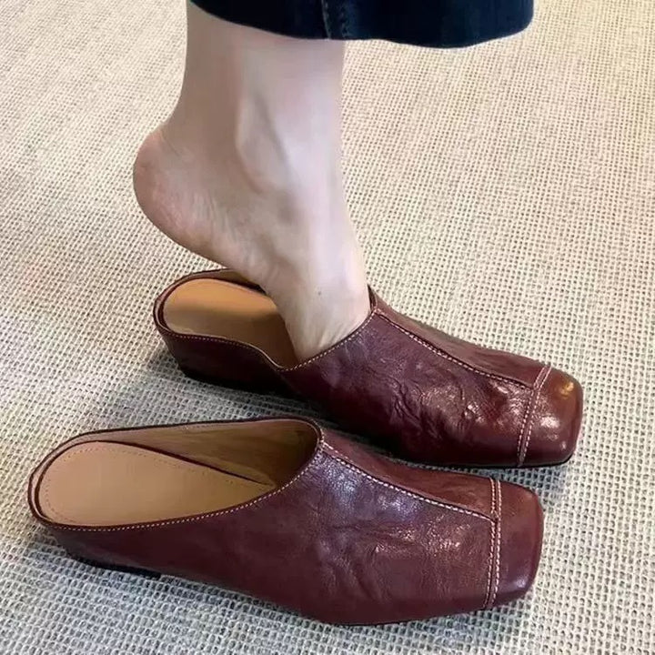 Femme Open-Toe Mules med slankt design Stilla