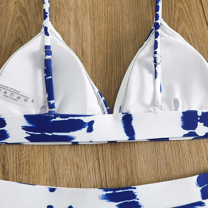 Dame High-Cut Tie-Dye Bikini Sæt Stilla