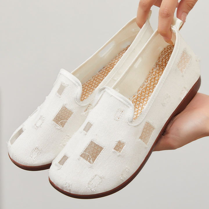 Dame Komfortable Slip-On Fritidsko med fashionable design Stilla