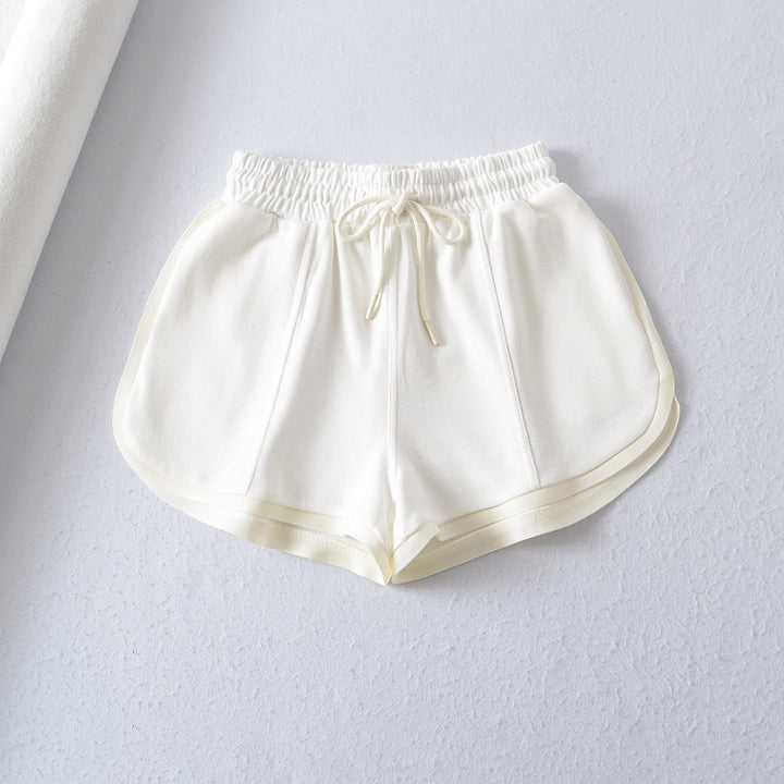 Dame Sporty Sweatshorts med elastisk talje og praktiske lommer Stilla