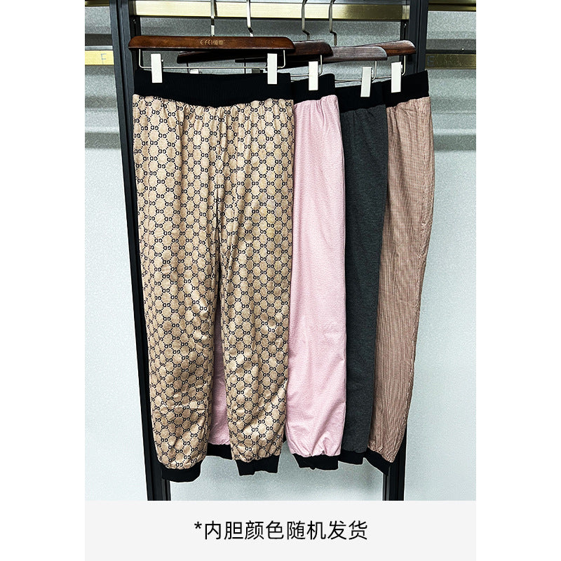 Dame Behagelige Sweatpants med elastisk bund og smal pasform Stilla