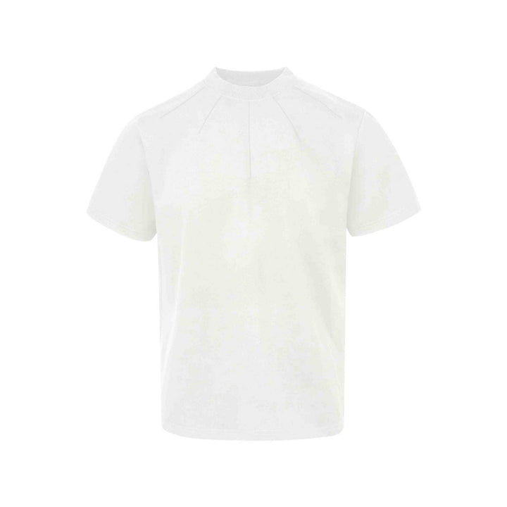 Herrer moderne T-shirt med høj krave og struktureret finish Stilla