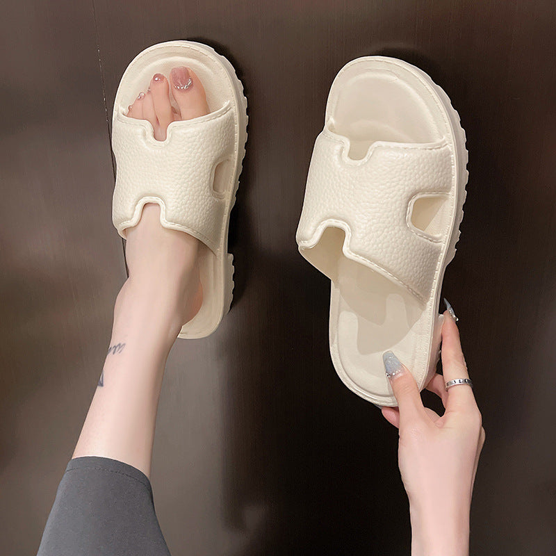 Dame Komfortable og stilfulde wellness-slippers med ergonomisk fodseng Stilla