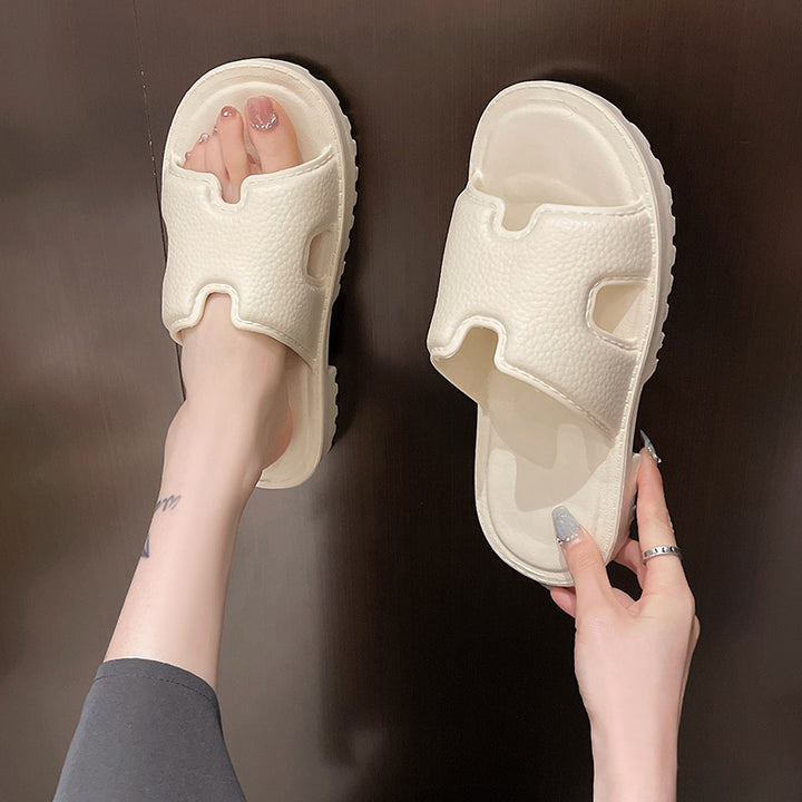 Dame Komfortable og stilfulde wellness-slippers med ergonomisk fodseng Stilla