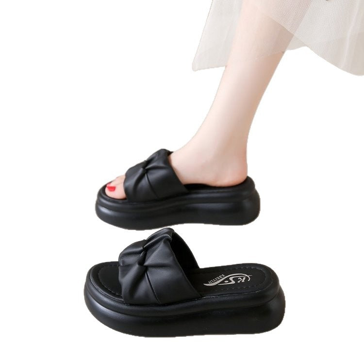 Dame Plateau-Sandaler med Knoten-design og ergonomisk sål Stilla