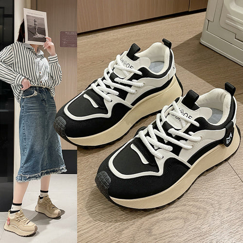 Dame Sporty High-Top Sneakers med ekstra polstring og skridsikker sål Stilla