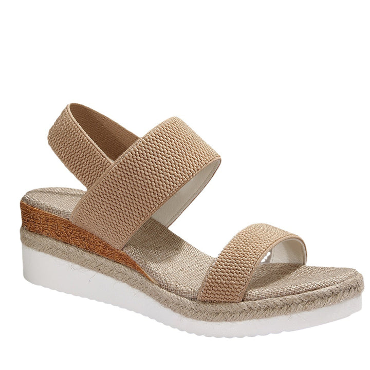 Dame Wedge-sandaler med åndbart overflade og skridsikker sål Stilla
