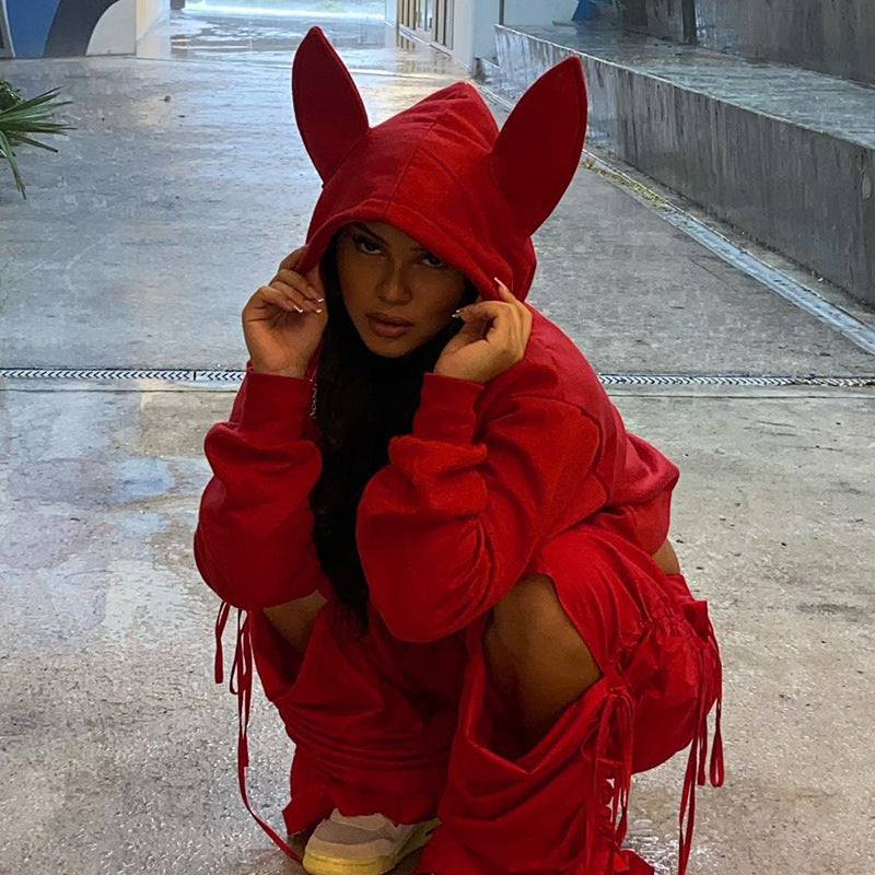 Femme Fun Dyr-inspireret Hoodie Stilla