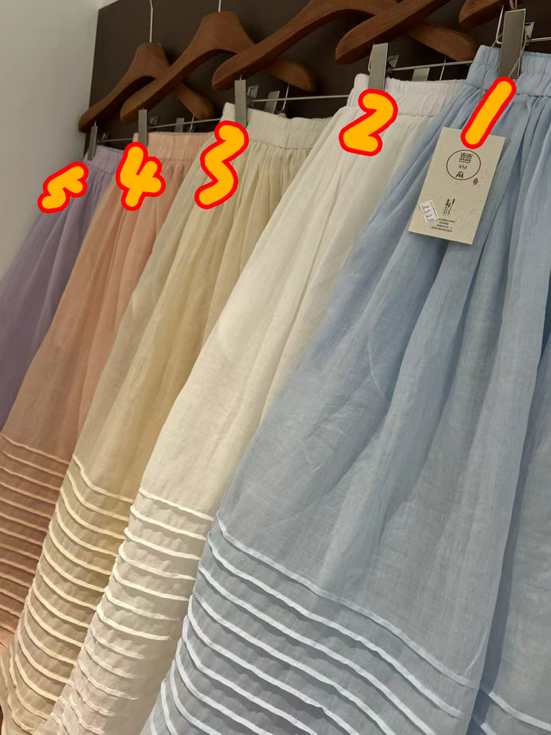 Femme Let Trappe Maxi-Nederdel Stilla