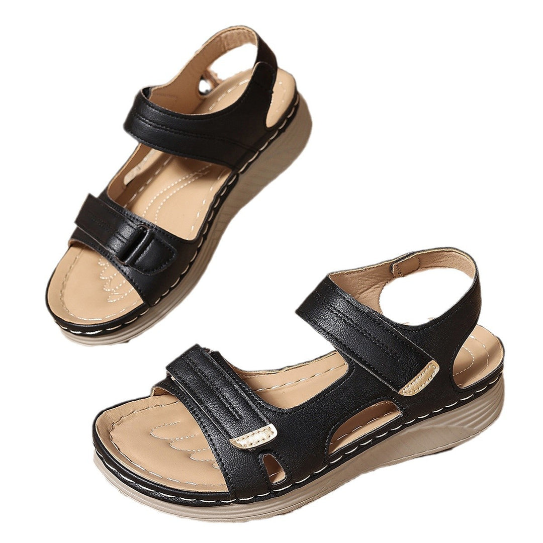 Dame Komfortable Sandaler med justerbare remme og anatomisk fodseng Stilla