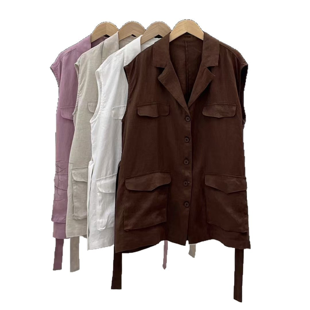 Femme Utility-vest med lommer Stilla