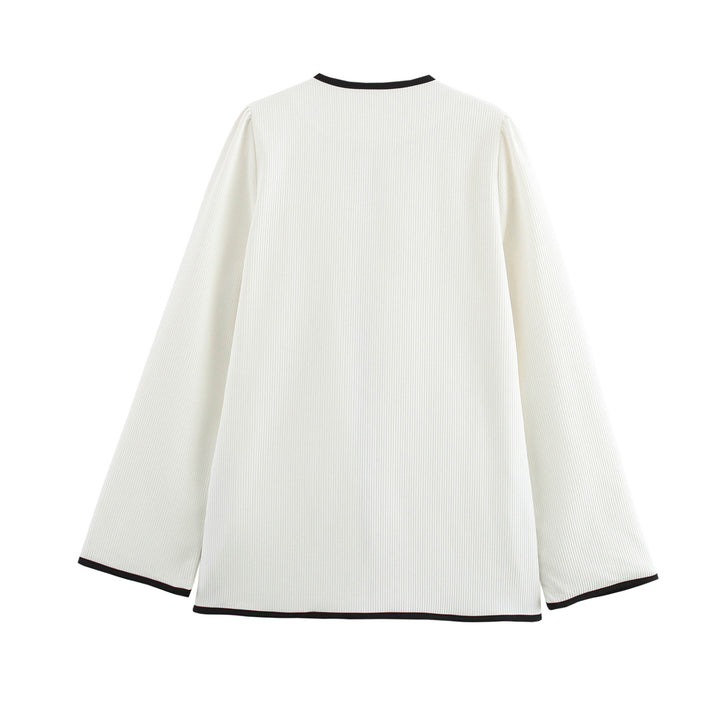 Femme Casual Utility-jakke med kontrastdetaljer Stilla