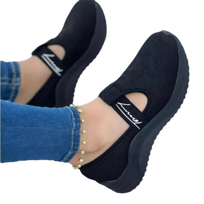 Dame Komfortable Slip-On Sneakers med innovativt design Stilla