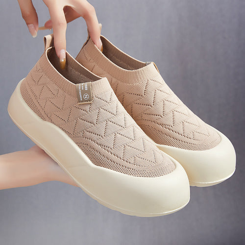 Femme Let Slip-On Vandtætte Sneakers med Komfortstrikovermateriale Stilla