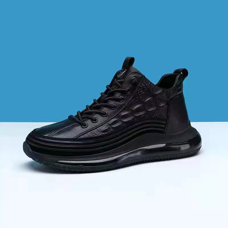 Dame Sportliche High-Top Sneakers med struktureret overmateriale Stilla