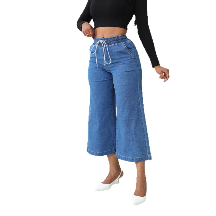 Dame Løst skåret jeans med gummibånd Stilla
