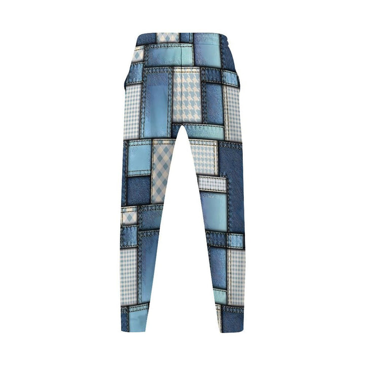 Herren Cargo-bukser med moderigtigt patchwork-design og elastisk talje Stilla