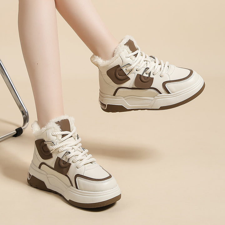Dame Høje Sneakers med blødt Indlæg og skridsikker Sål Stilla