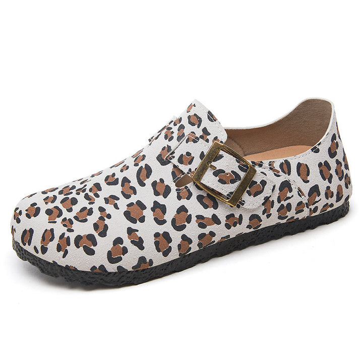 Dame Bekvemme Clogs med moderne Leopardmønster Stilla