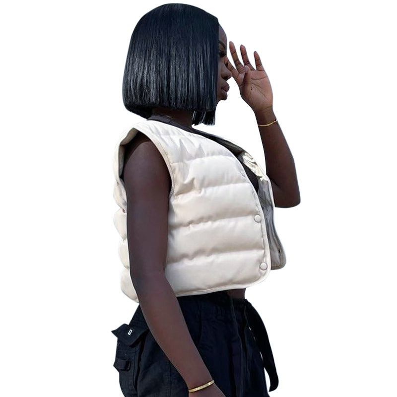 Femme Isoleret Ærmeløs Puffer Vest Stilla