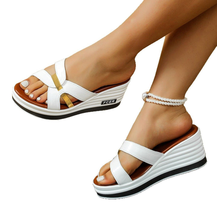 Dame mode plateau-sandaler Stilla