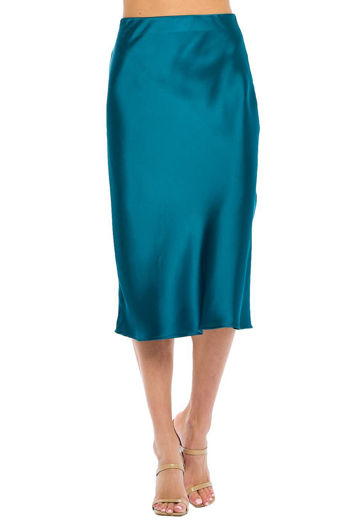 Dame satin nederdel Stilla