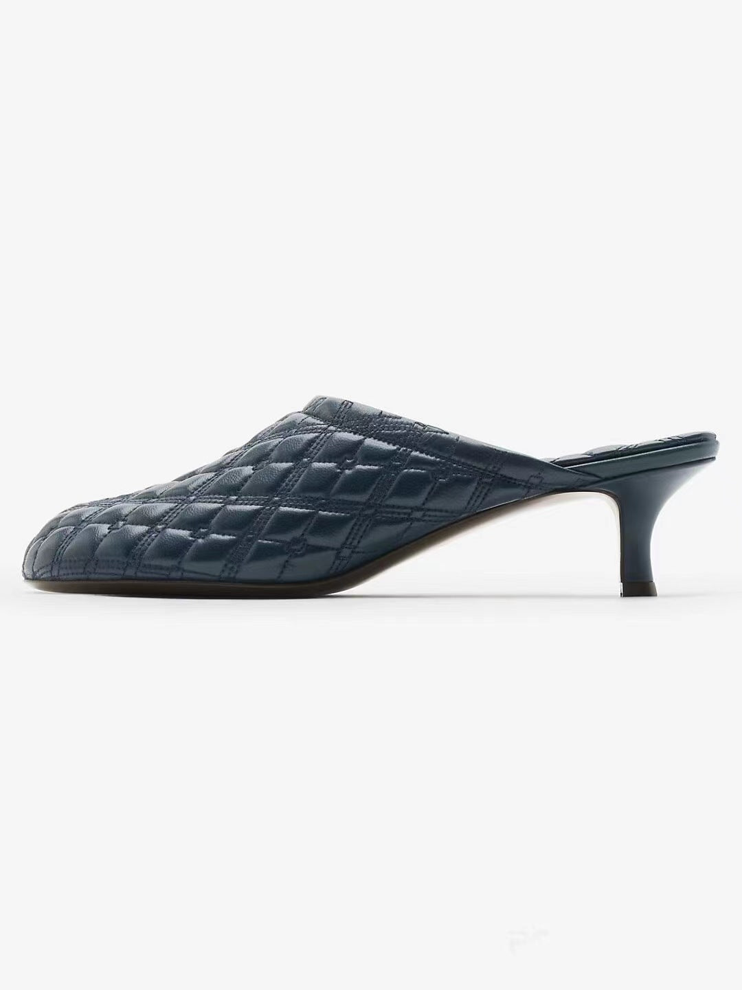 Femme polstret slippers med skulpteret hæl Stilla