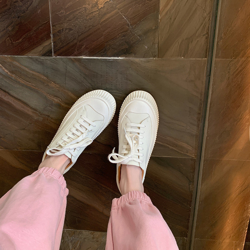 Dame Sneakers med struktureret plateau og blødt overmateriale Stilla